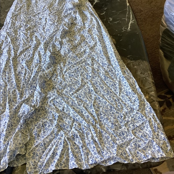 New with defect madewell ruffled wrap maxi dress size 8 - Picture 8 of 10